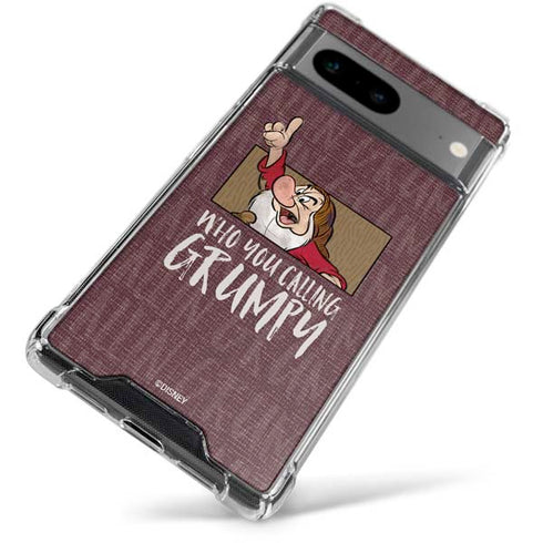 Disney Snow White Grumpy Google Pixel 7a Clear Case